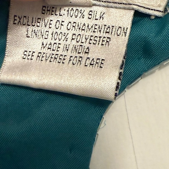 Vintage Puff Sleeve V-Neck Mini Dress with Sequins - Picture 5 of 10